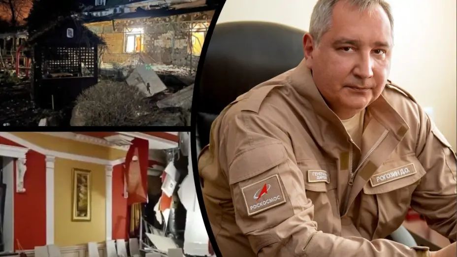 Ексглаву Роскосмосу Рогозіна «привітали» з днем народження у Донецьку