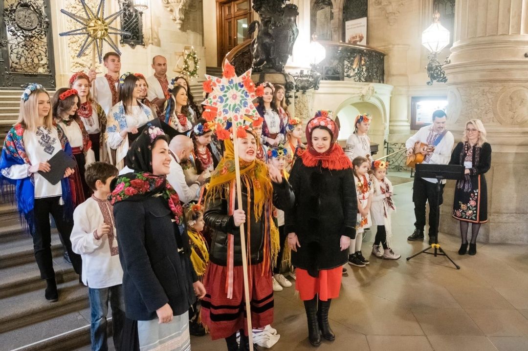 Діти заспівали українську колядку у німецькому Гамбурзі