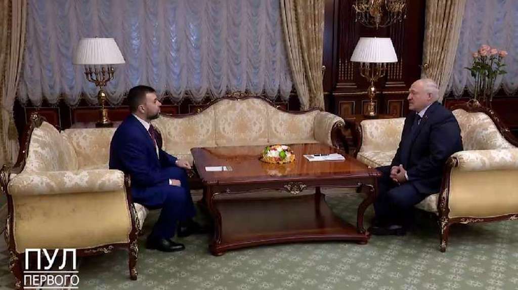 Лукашенко зустрівся з ватажком «ДНР» Пушиліним – Україна відкликала посла з Білорусі