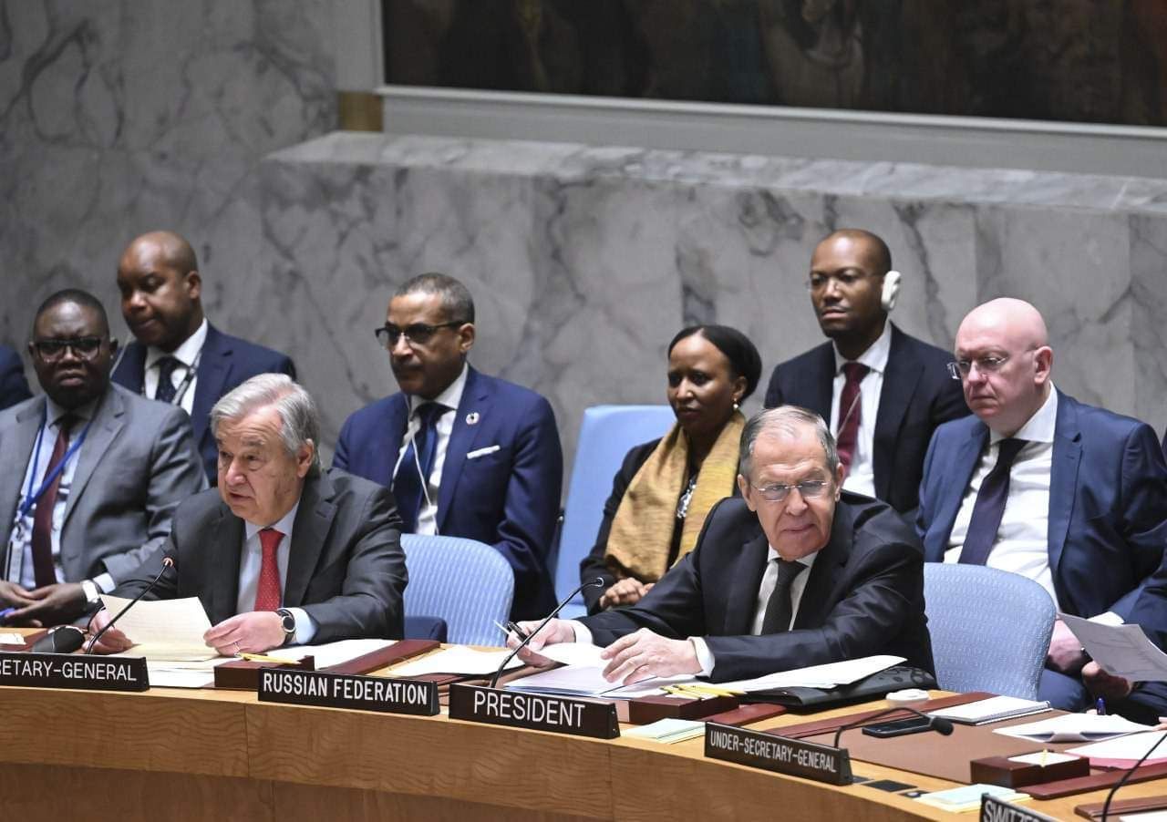 Не встиг Лавров поголовувати на засіданні Радбезу ООН, як «зчепився» з Генеральним секретарем ООН Антоніу Гутеррешем.
