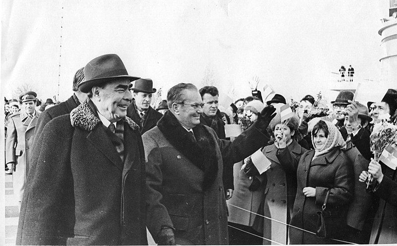 Брежнєв і Тіто в Києві у листопаді 1973 року.