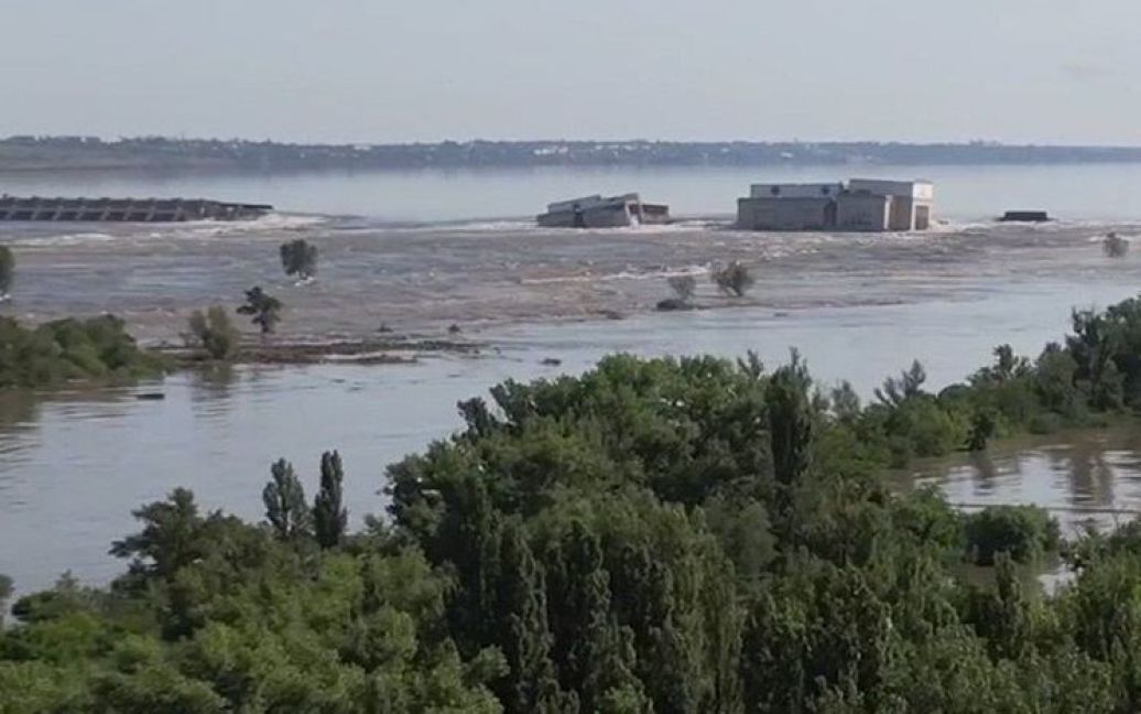 Каховську ГЕС підірвала диверсійна група окупантів – перехоплення СБУ