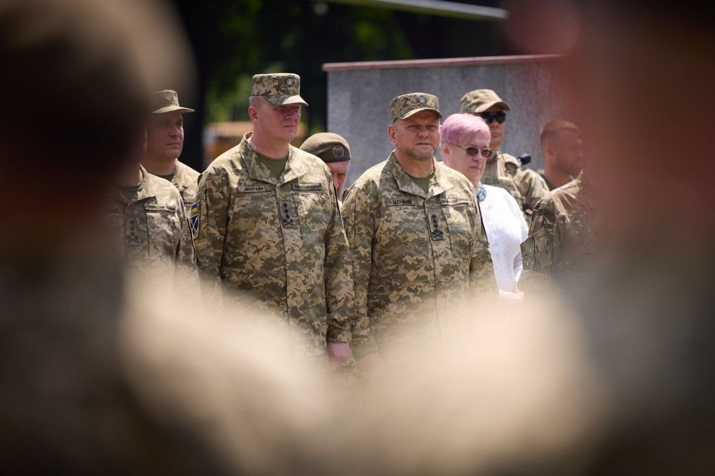 Залужний і Шаптала проінспектували готовність ЗСУ до оборони півночі, відео