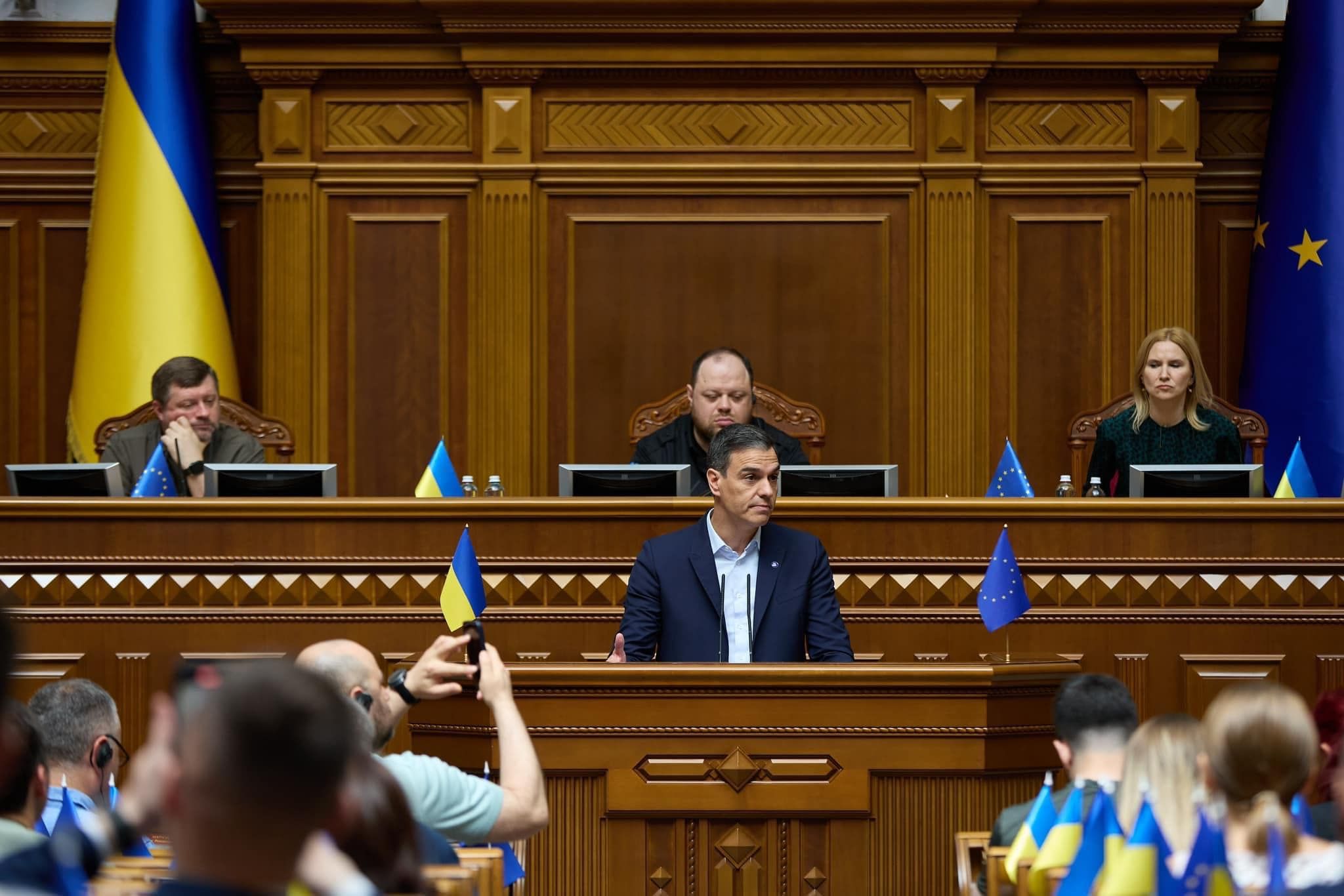 Прем’єр Іспанії Санчес у Раді: «Україна переможе у цій війні!»