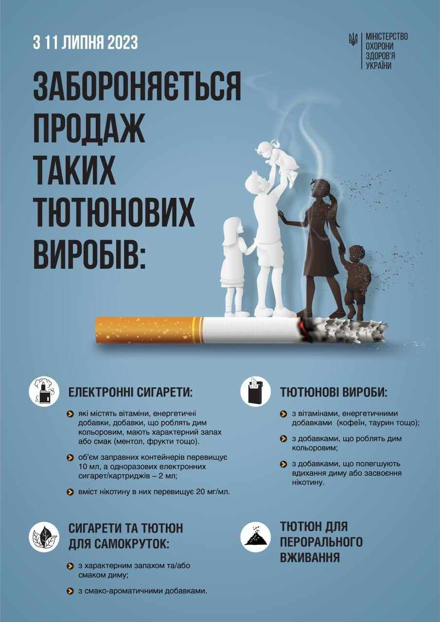 Палінню бій: в Україні заборонили рекламувати й продавати електронні цигарки