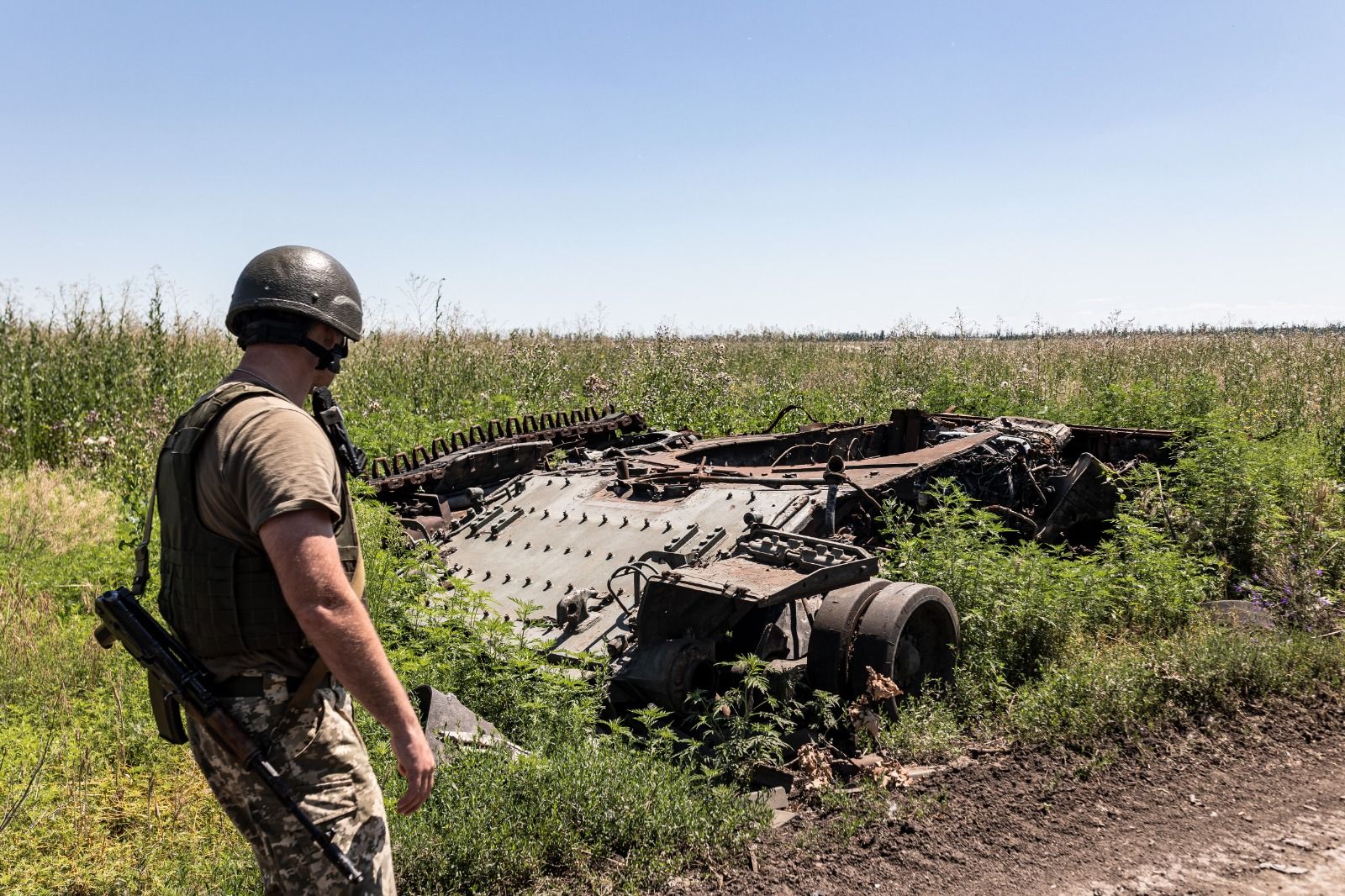 35-та бригада та батальйон «Арей» звільнили Старомайорське на Донеччині, відео
