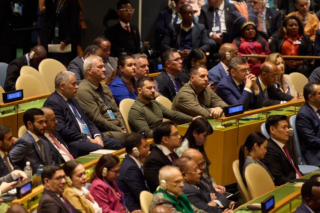 Зеленський в ООН: російські терористи не мають права володіти ядерною зброєю