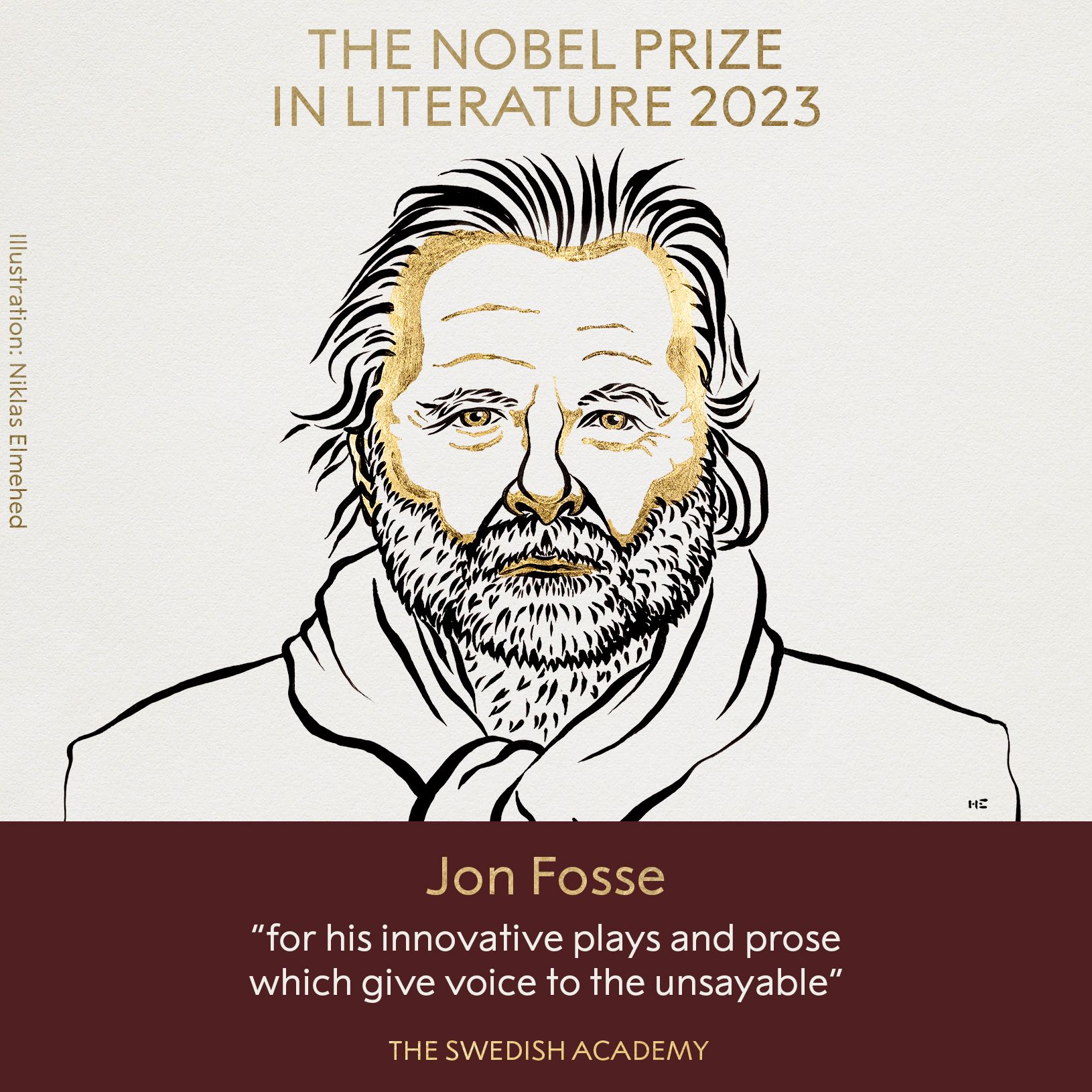 Норвежець Йон Фоссе отримав Нобелівську премію з літератури