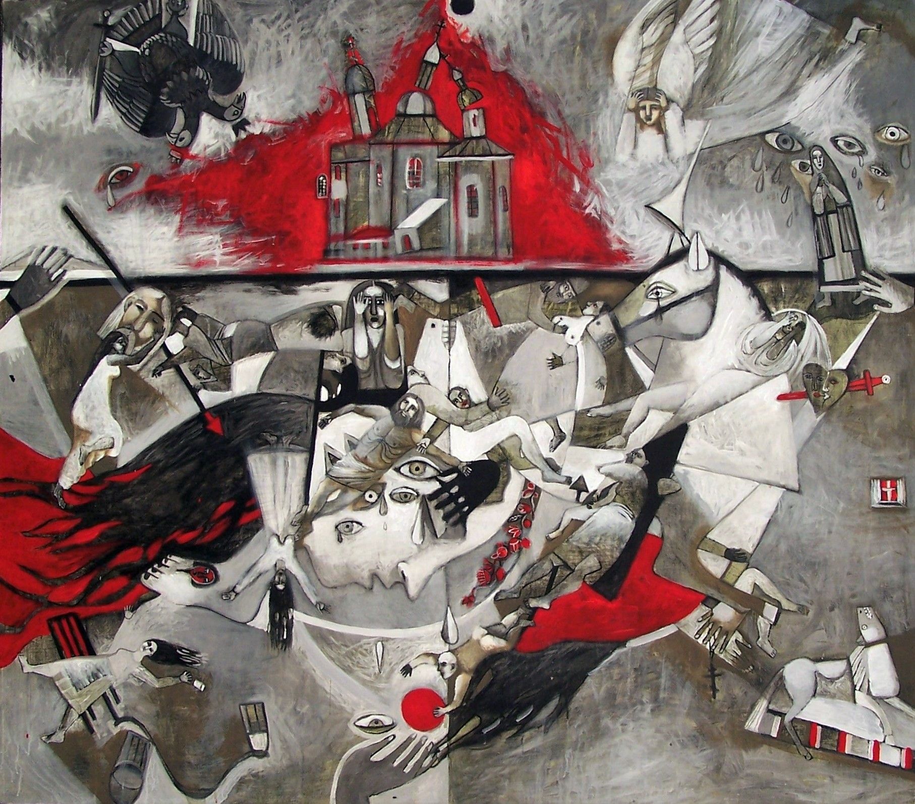 До Дня пам’яті Батурина представлено роботу української художниці Ніни Мурашкіної під назвою «Трагедія Батурина».