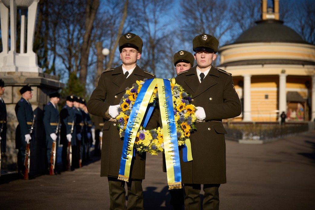 Церемонія вшанування відбулася на Аскольдовій могилі у Києві.