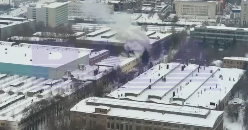 У Москві запалав цех авіазаводу МіГ