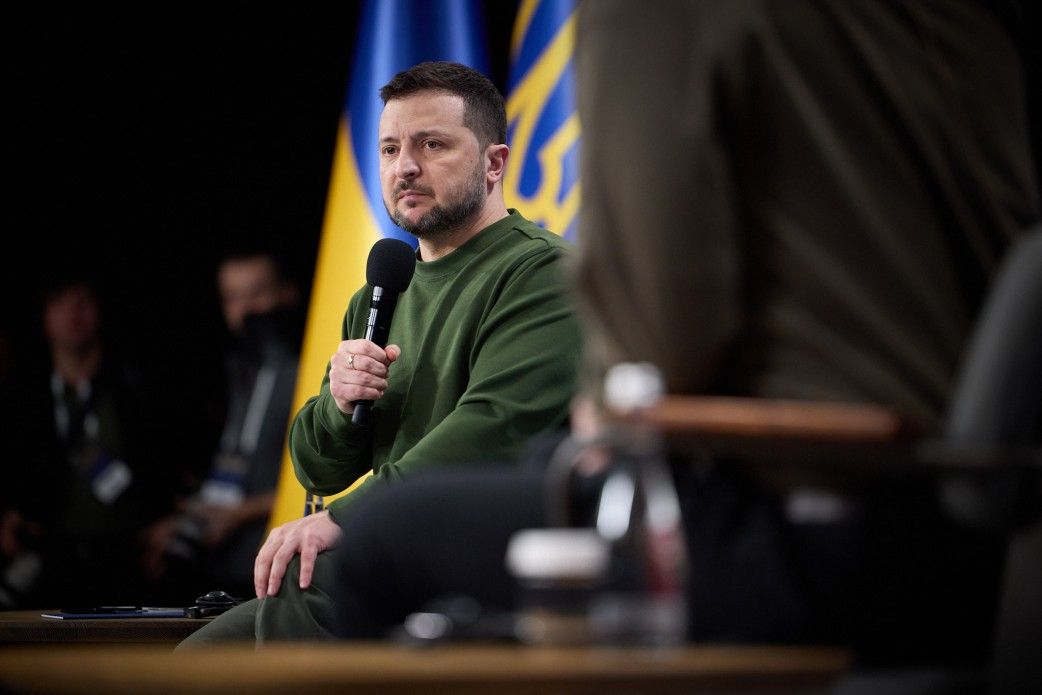 Зеленський під час пресконференції в рамках форуму «Україна. Рік 2024».