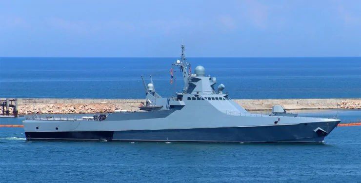 П’ять дронів для «Сергія Котова»: ГУР оприлюднило деталі знищення корабля рф, відео