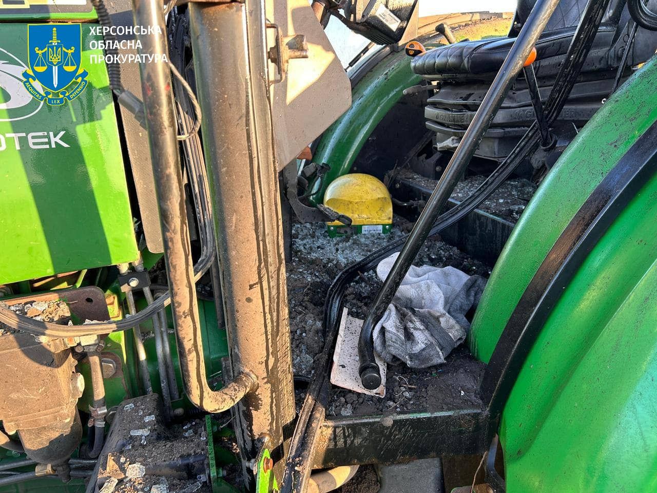 У Бериславському районі Херсонщини тракторист підірвався на міні
