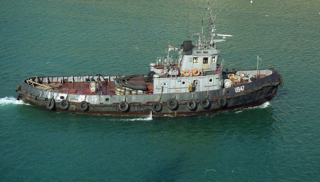 Спецпідрозділ ГУР знищив російський буксир проекту «Сатурн»