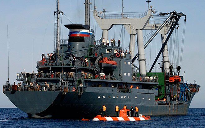 У Норвезькому морі зіткнулись російський корабель та глибоководний апарат