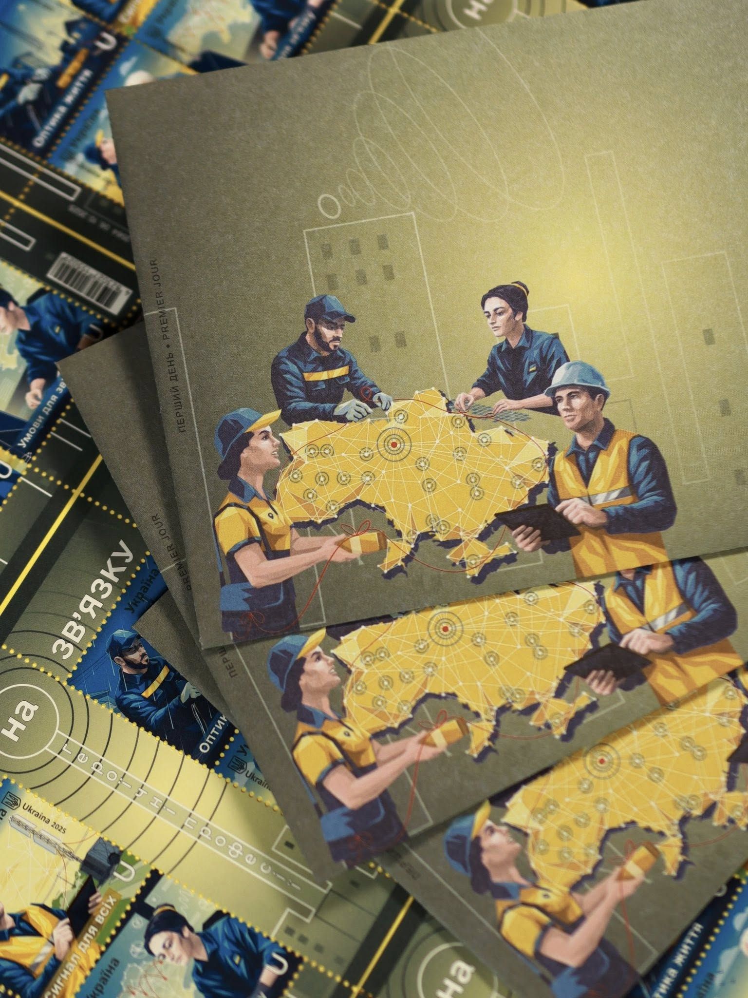 «Україна на зв’язку»: Укрпошта анонсує новий випуск марок із серії «Героїчні професії», фото