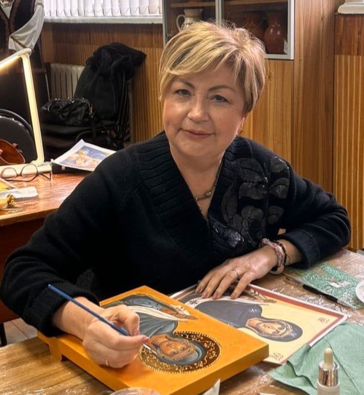 Наталя Війтович та її ікони.