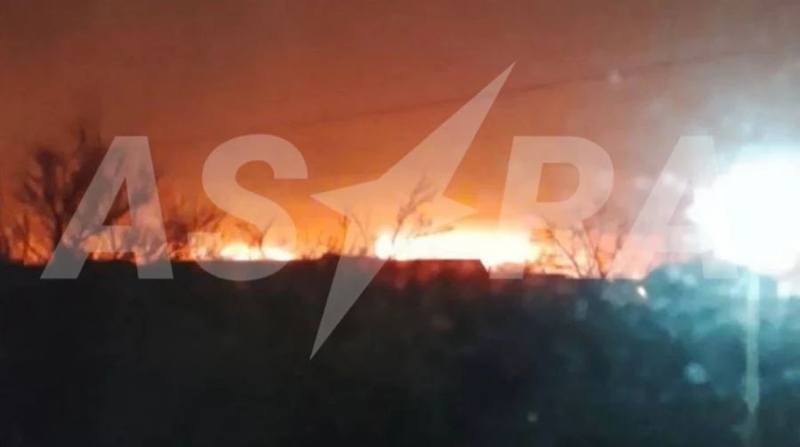 На Краснодарщині до порту «завітали» добрі дрони, спричинивши пожежу