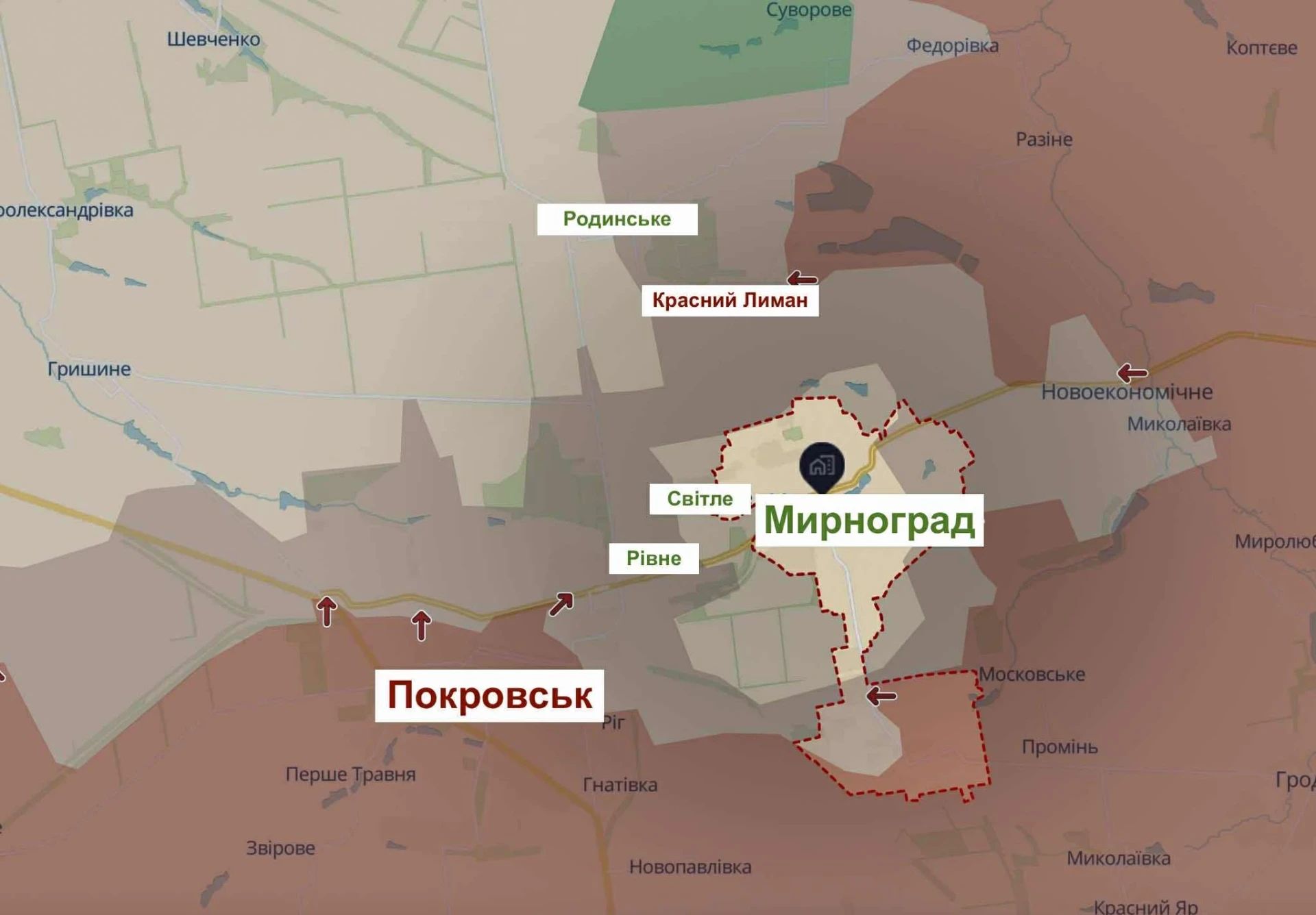 Мирноград у патовій ситуації: шляхи виходу з міста – у «сірій зоні»