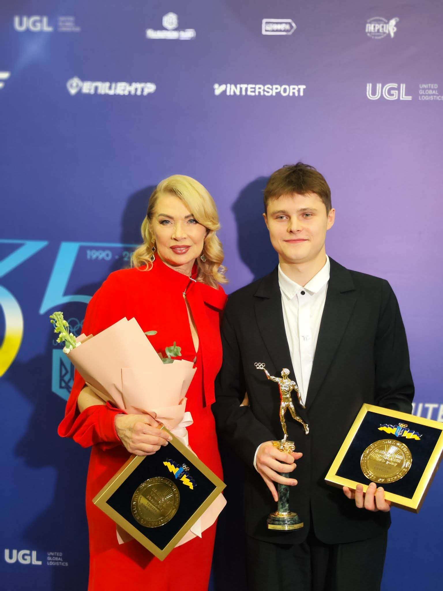 Рекорди для історії. Стрибун у воду та каноїстка отримали від вітчизняного НОК звання кращих спортсменів року