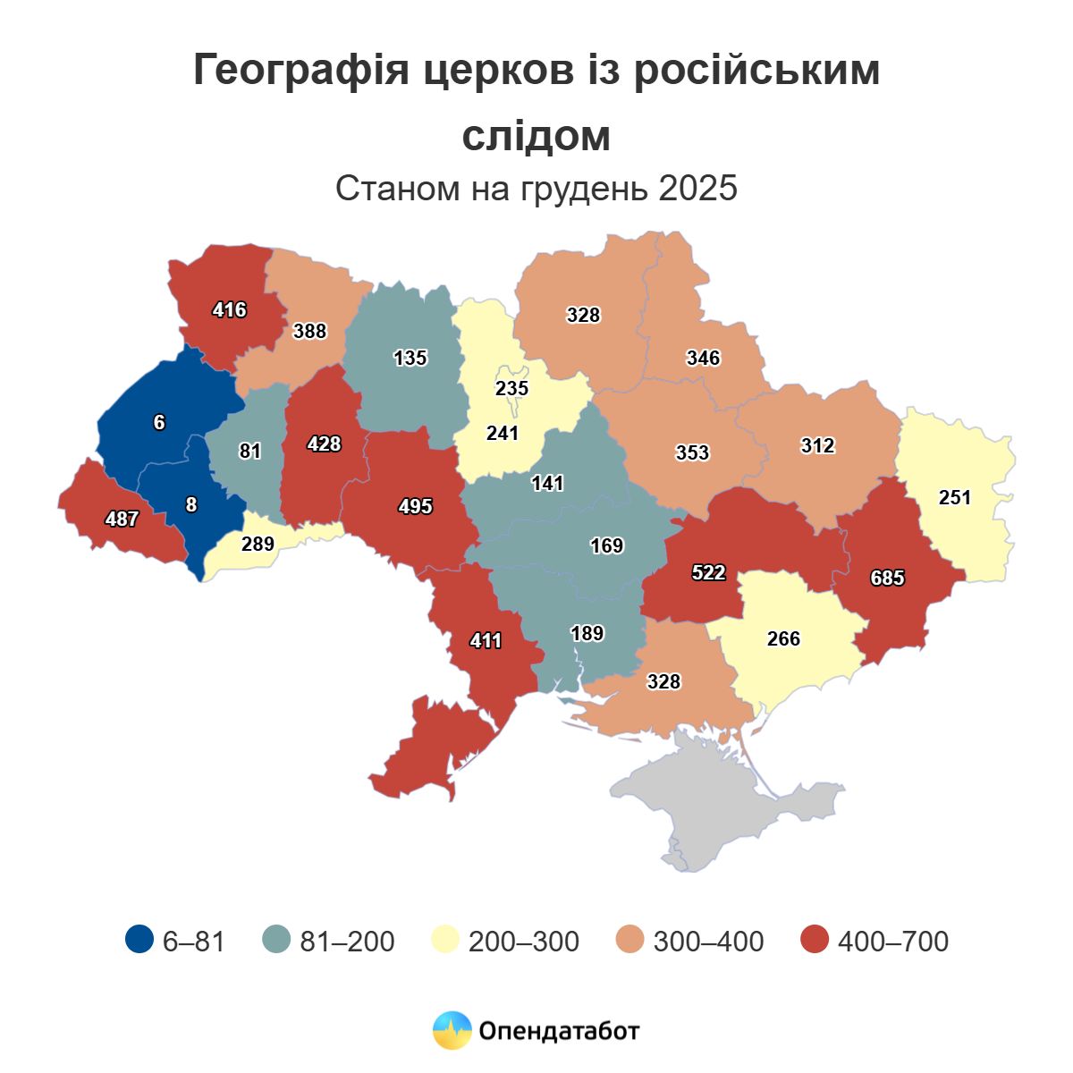 Попи-ФСБшники: тисячі церков УПЦ МП продовжують працювати в Україні - OpenDataBot
