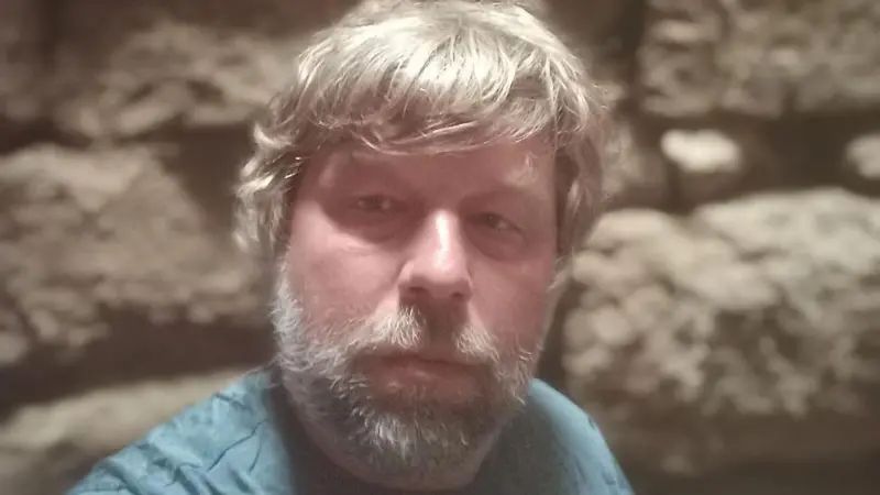 Селфі Бутягіна, зроблене в знайденому ним античному колодязі в Криму у серпні 2025 року.