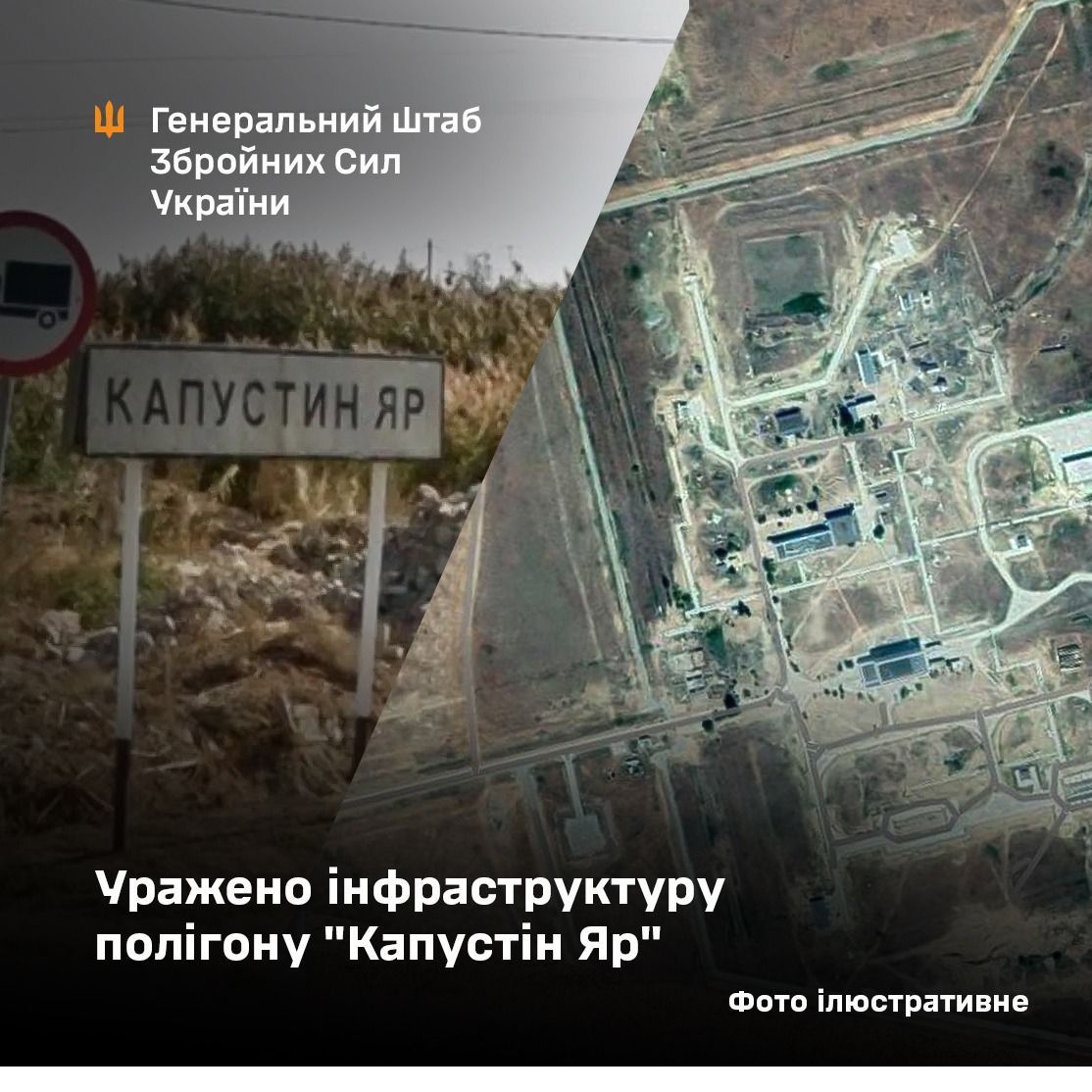 Полігон «Капустін Яр» з «Орєшніком» накрили «Фламінго» – Генштаб