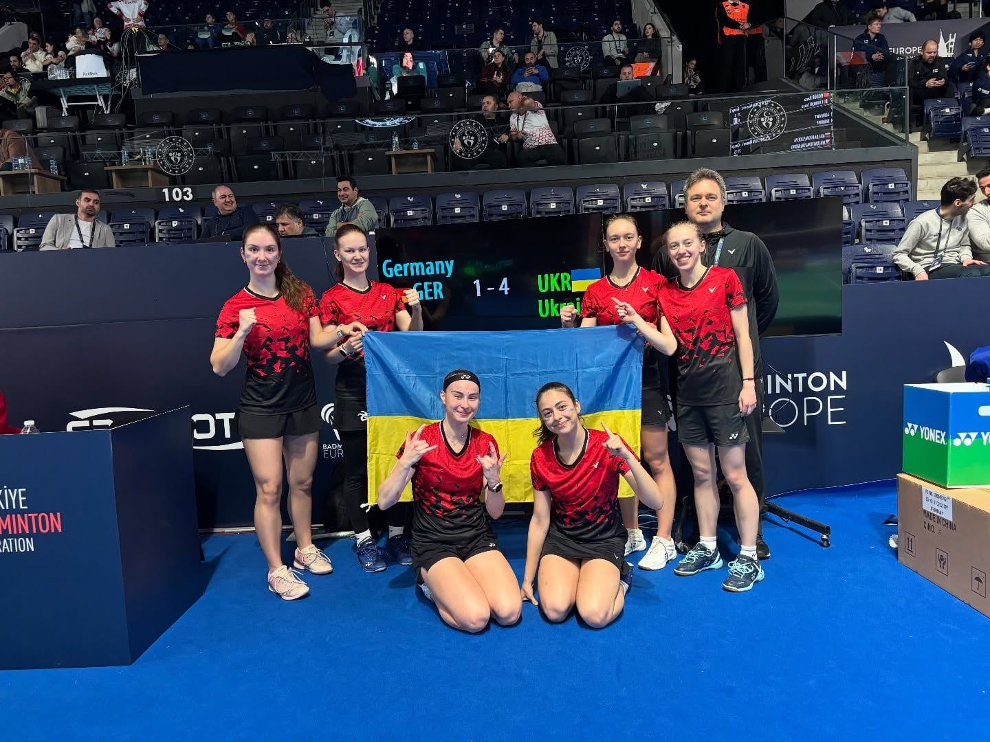 На чемпіонаті Європи в Стамбулі українські бадмінтоністки здобули історичну «бронзу»