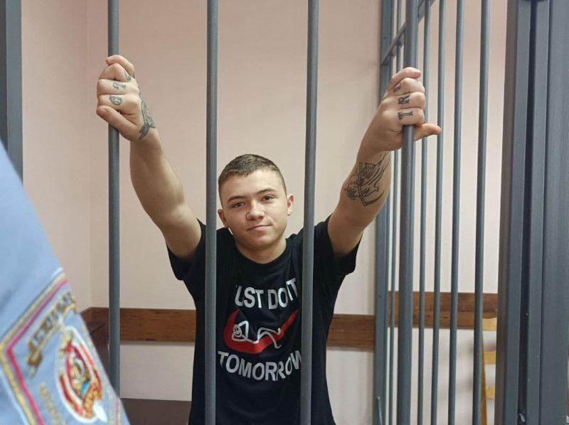 Один із звільнених білоруських політв"язнів.