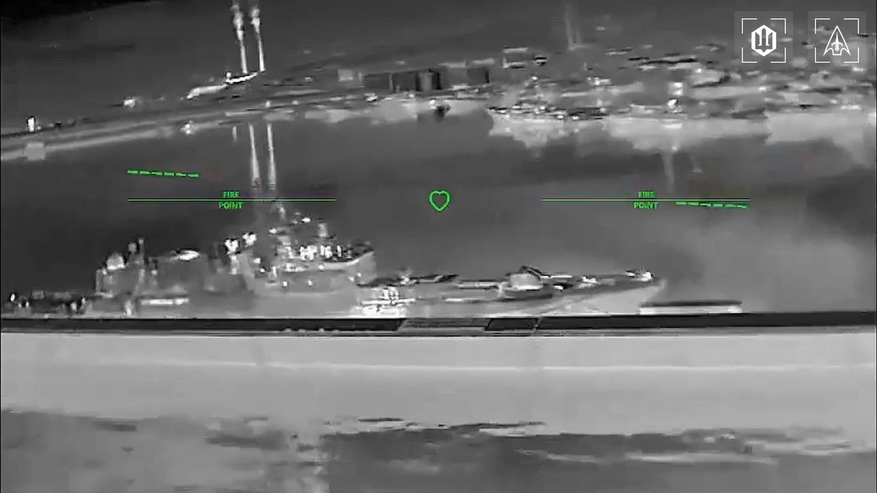 У Новоросійську дрони вгатили по фрегату «Адмірал Макаров» – носію «Калібрів», фото