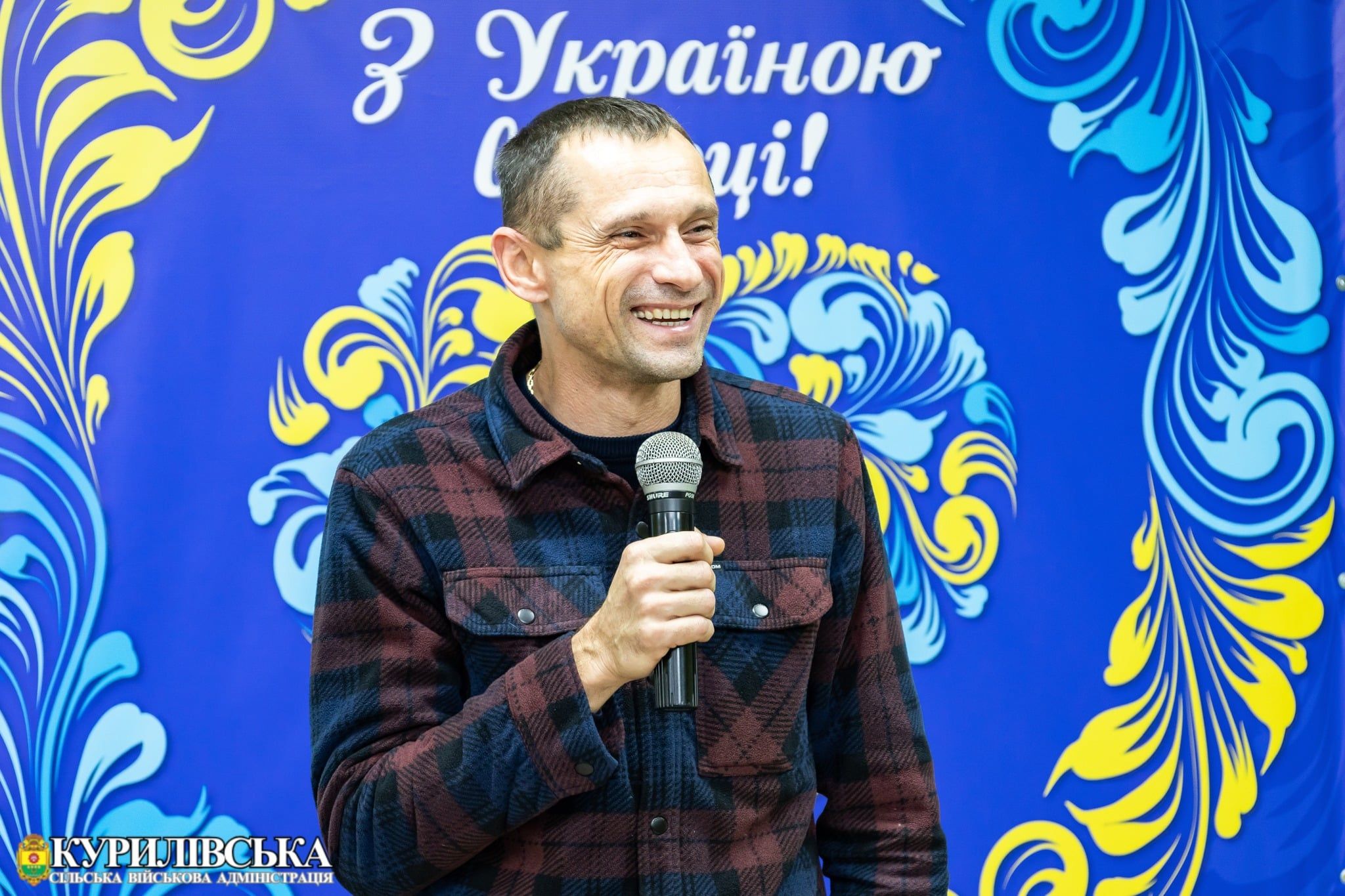 Голова Курилівської громади Олександр Баулін.
