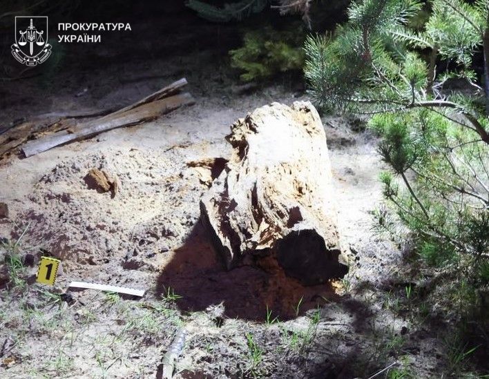 Місце, де батько спалив тіло дитини.