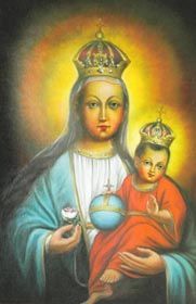 Корона для Богоматері з трояндою