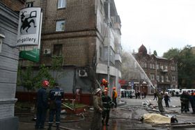 Замах газовою трубою