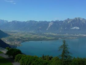 З висоти Женевського озера