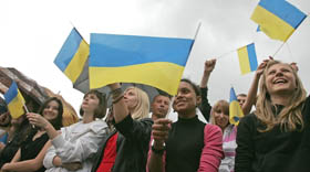 Ще ся волі в Україні піснь гучна розляже...