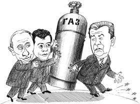 Принизливий тиск у трубі