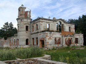 Є в графськім парку тільки став...