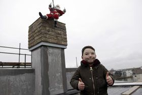 Санта заходить на посадку