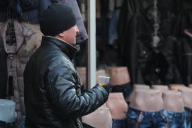 Базари замерзають