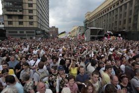 День Росії на марші