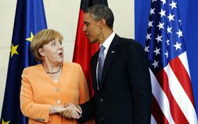 Берлін зустрів Обаму снайперами