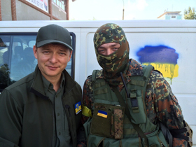 Олег Ляшко провів День Незалежності на передовій